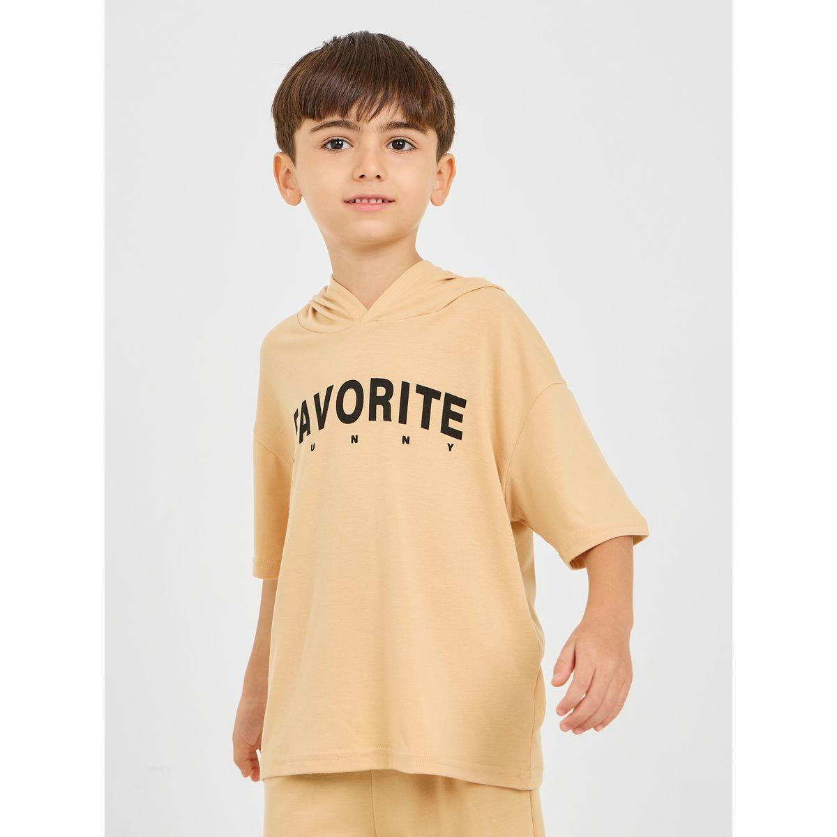 Styli Favorite Print Hoodie and Cargo Pocket Jogger Set-boys-clothing-setsandcoords-image-2