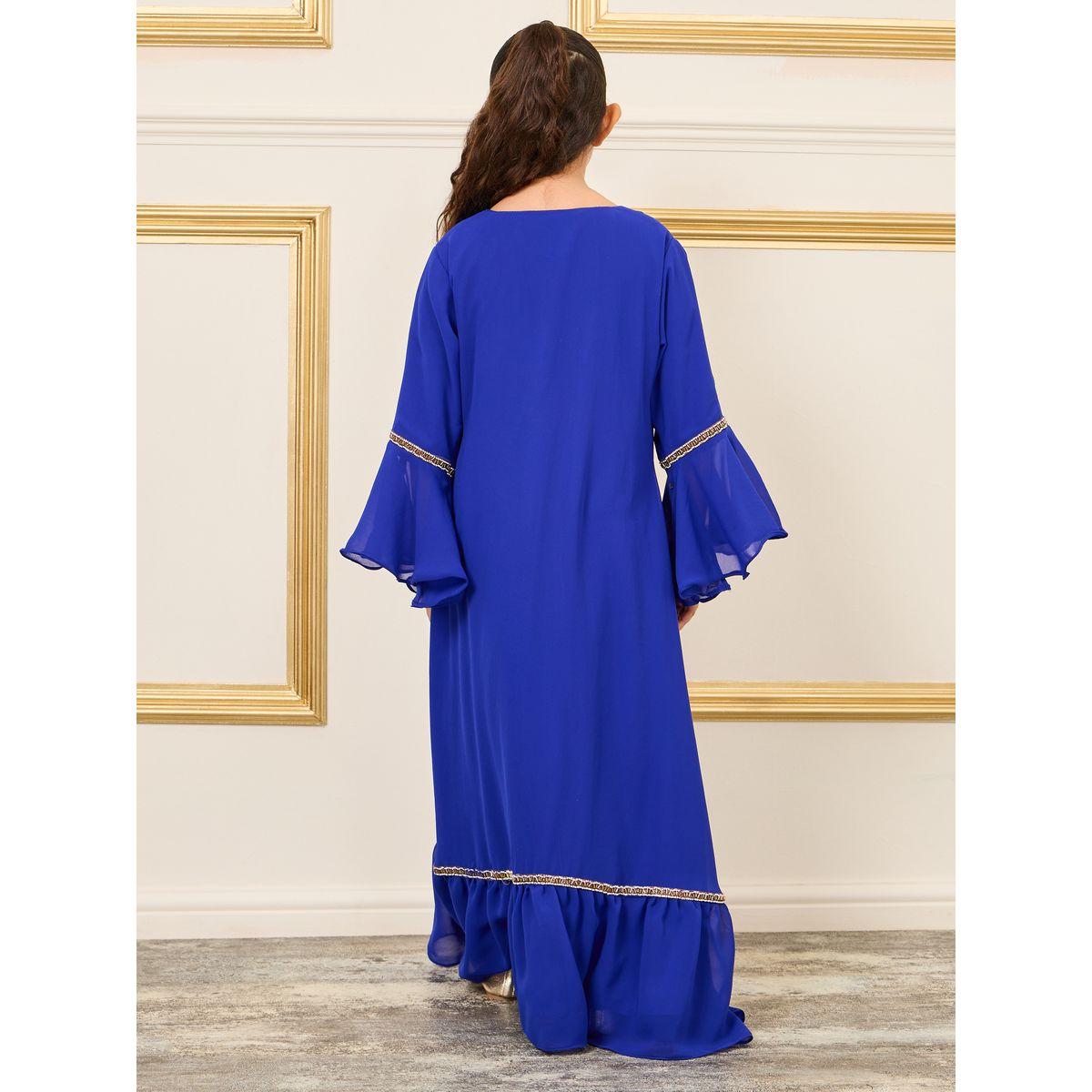 Maxim Creation Square Neck Embellished Jalabiya with Bell Sleeves-girls-clothing-dressesandjumpsuits-image-4