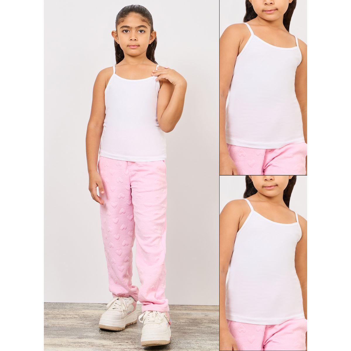 Styli Pack of 2 - Solid Binding Vest-girls-clothing-innerwear-image-1