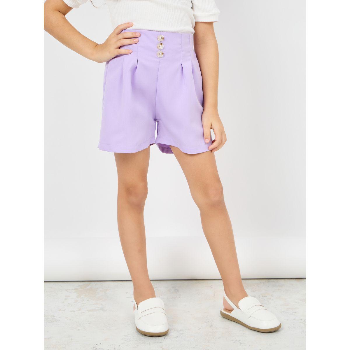 مجموعة من 3 - شورت، بلوزة محبوكة مع بليزر بياقة طويلة-girls-clothing-setsandcoords-image-7