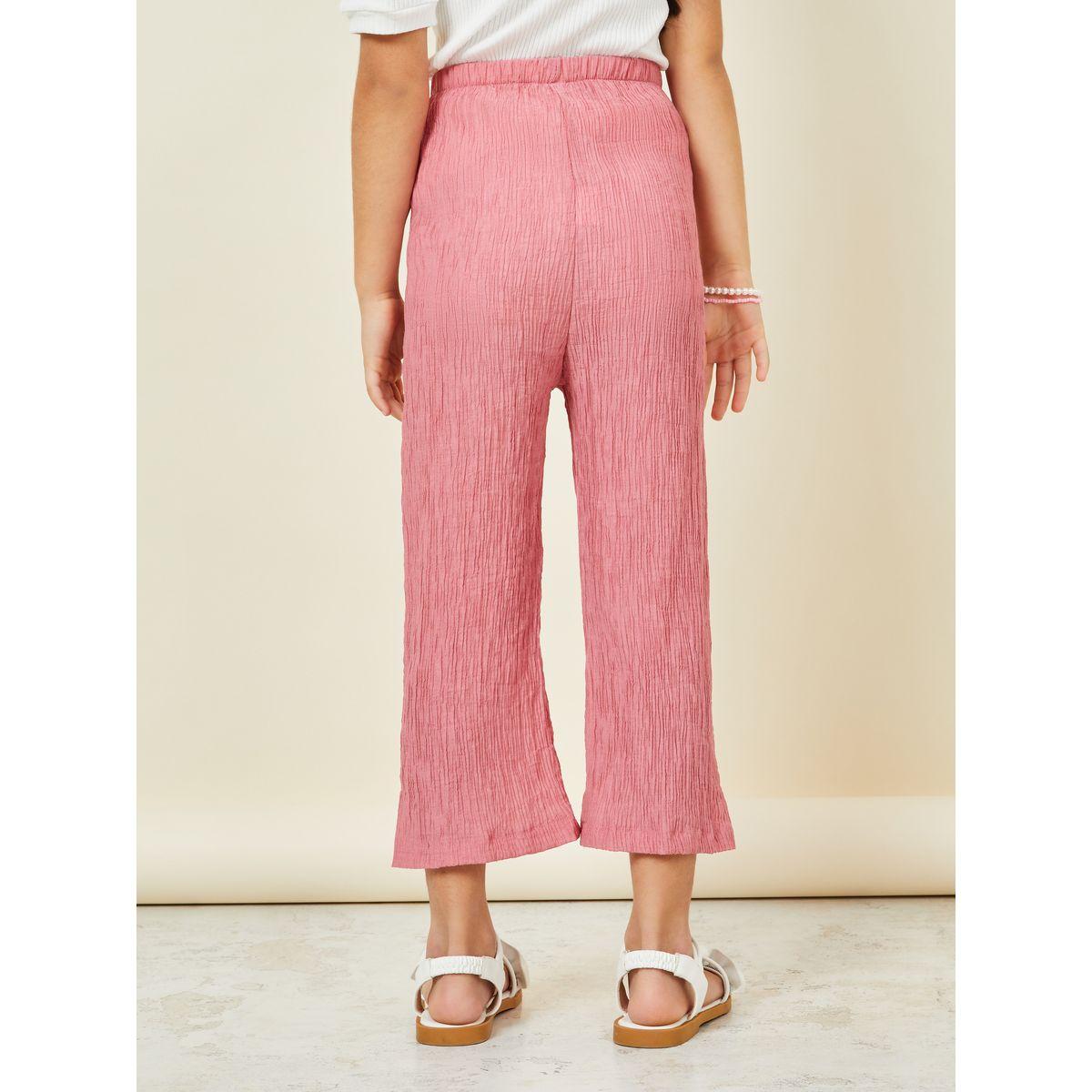 Styli High Rise Stripe Textured Linen Pants-girls-clothing-bottoms-trousers-image-4