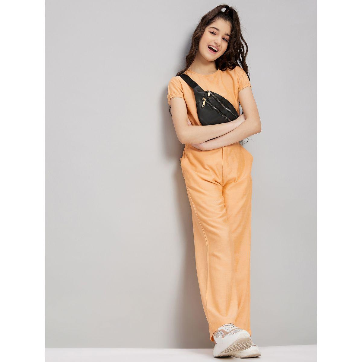 مجموعة من بنطال بأرجل مستقيمة مع بلوزة قصيرة ستايلو بَج × ستايلي-girls-clothing-setsandcoords-image-1
