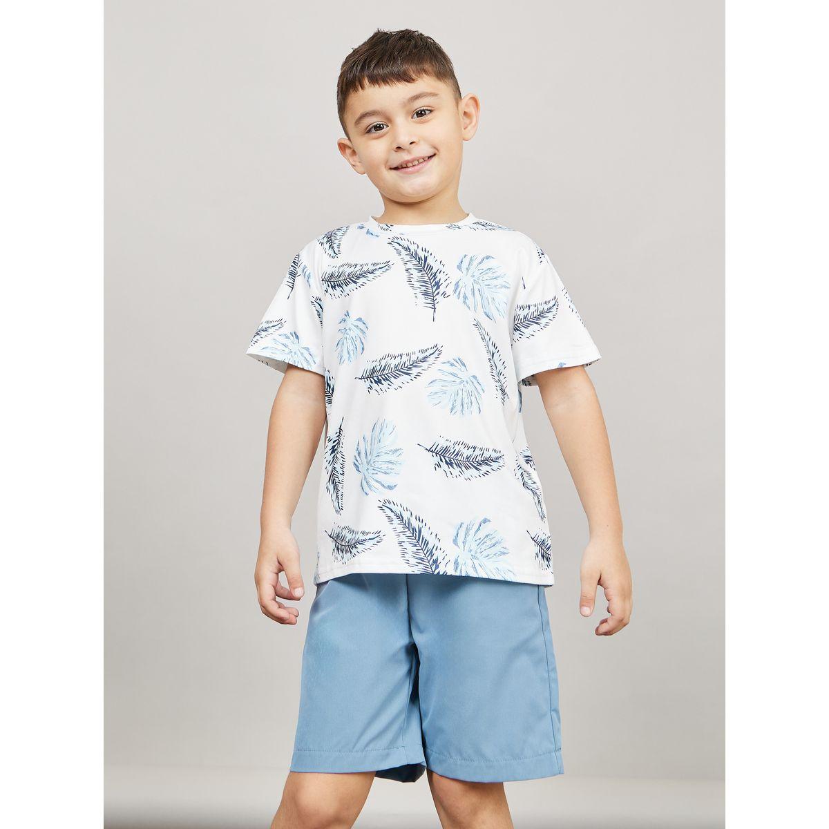Styli All Over Print T-shirt and Short Set-boys-clothing-setsandcoords-image-1