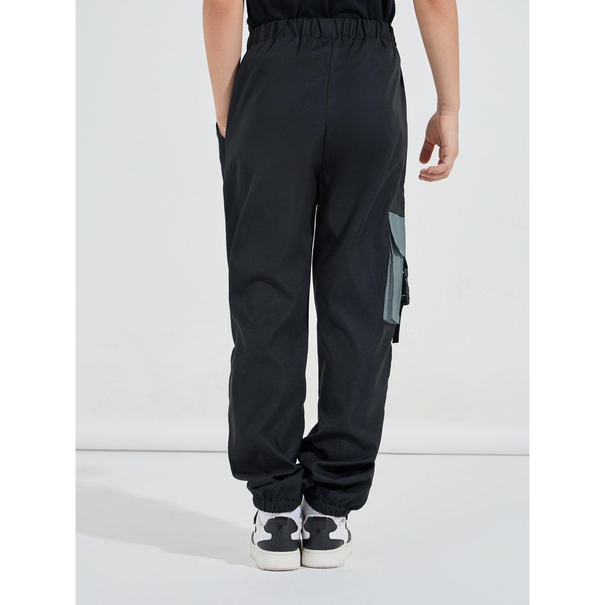 Styli Smile Print Cargo Pants-boys-clothing-bottoms-trousers-image-5