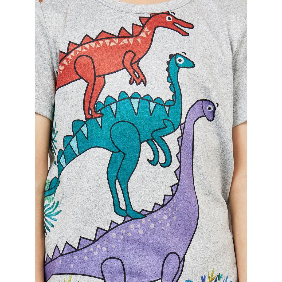 Styli Dinosaur Print Regular Fit T-shirt-boys-clothing-tshirtsandpolos-image-3