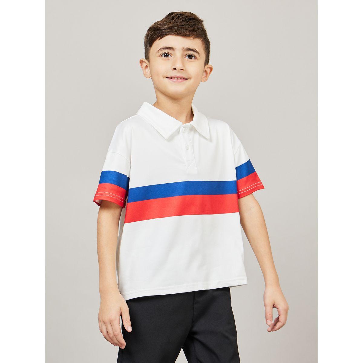 بنطال بارجل مستقيمة وتيشيرت بنمط كتل الالوان-boys-clothing-setsandcoords-image-2