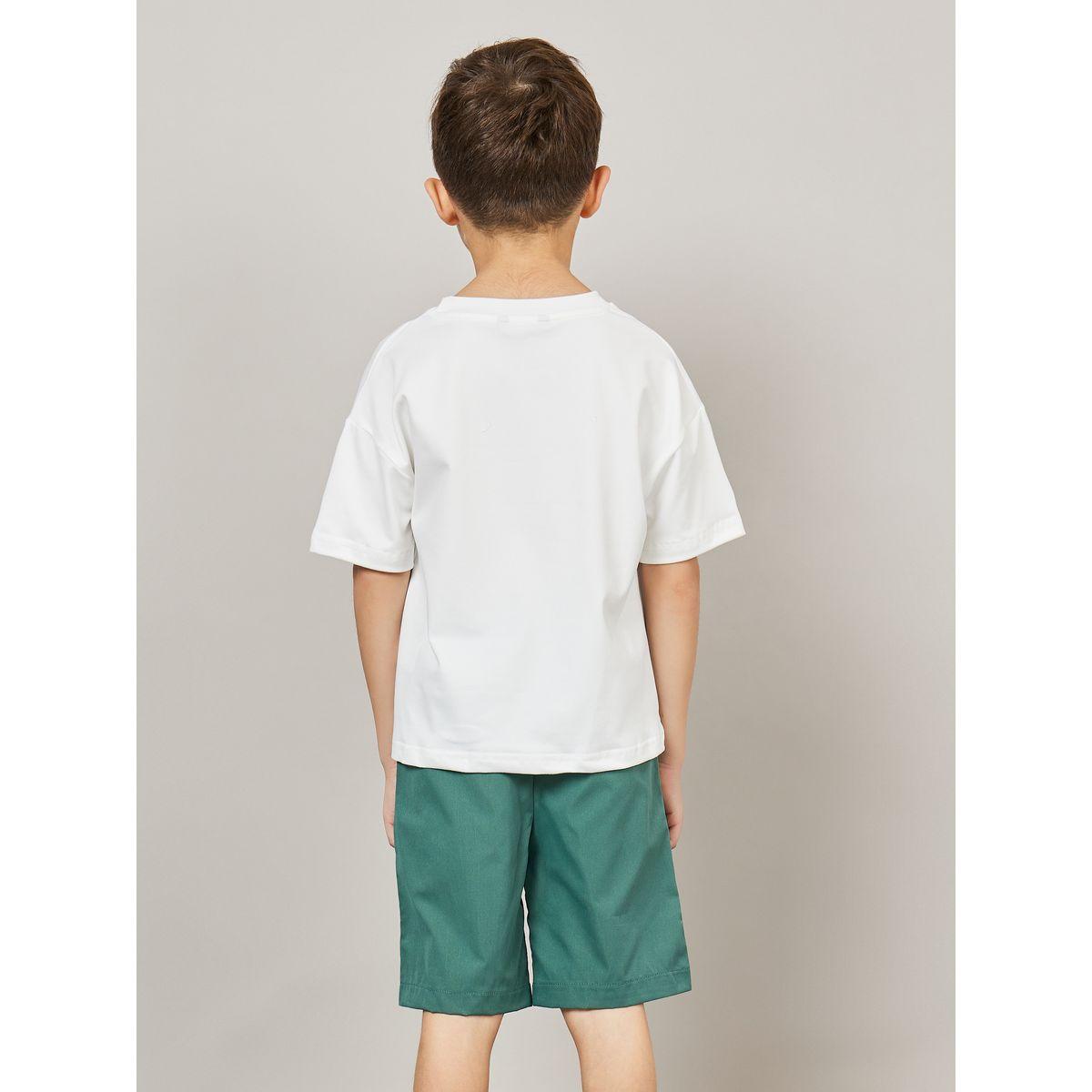 Styli Colorblock Print T-Shirt with Short Sleeves & Shorts Set-boys-clothing-setsandcoords-image-5