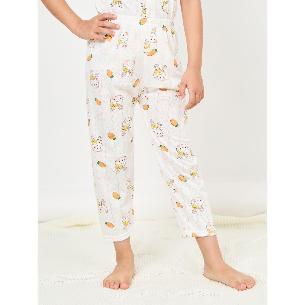 Styli Bunny Carrot All Over Print Shirt and and Pyjama Set-boys-clothing-nightwear-image-4
