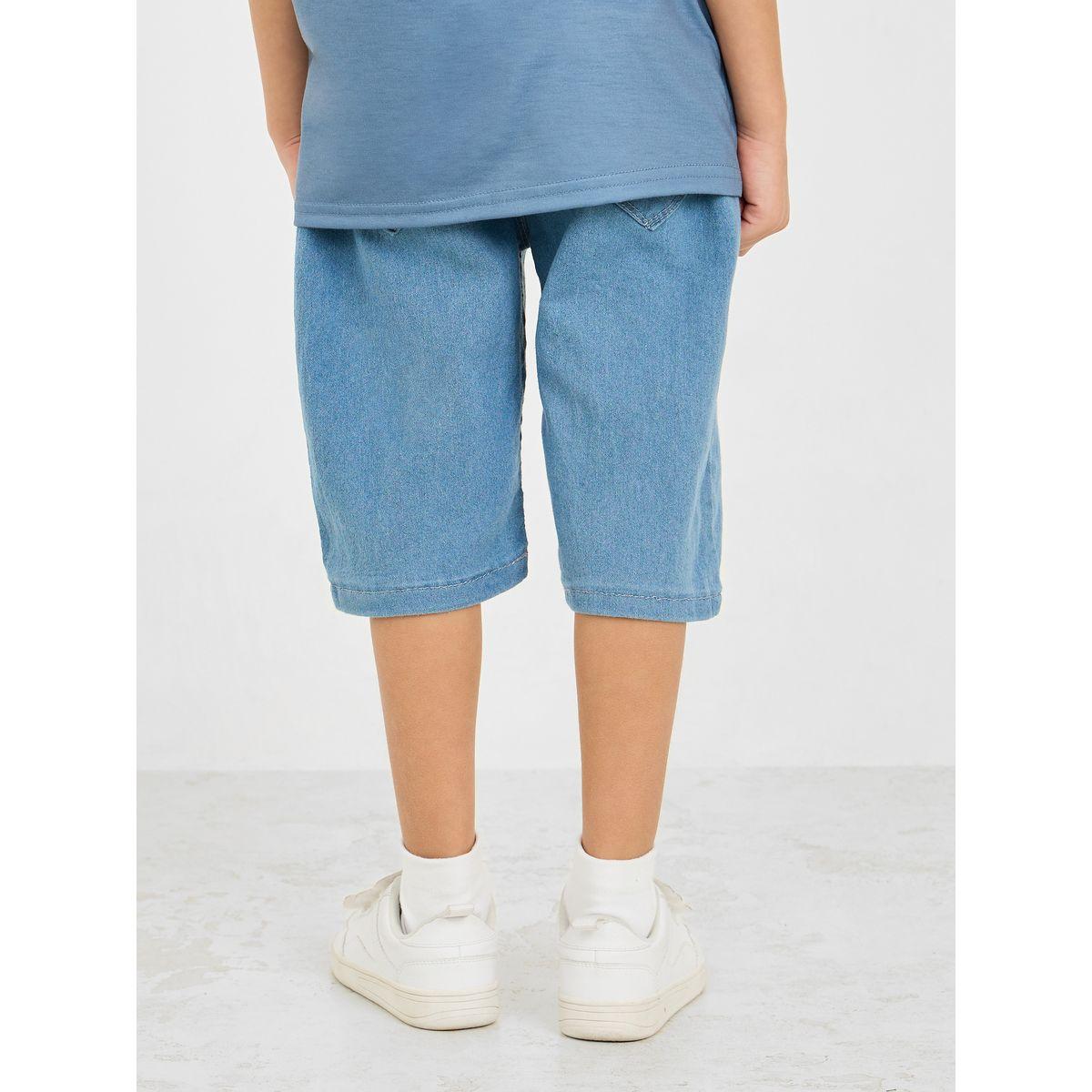 Styli Ripped Denim Shorts-boys-clothing-bottoms-shorts-image-4