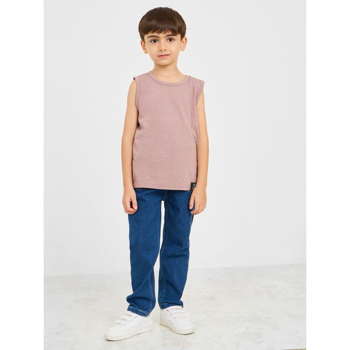 Styli Badge Detail Sleeveless Vest-boys-clothing-tshirtsandpolos-image-2