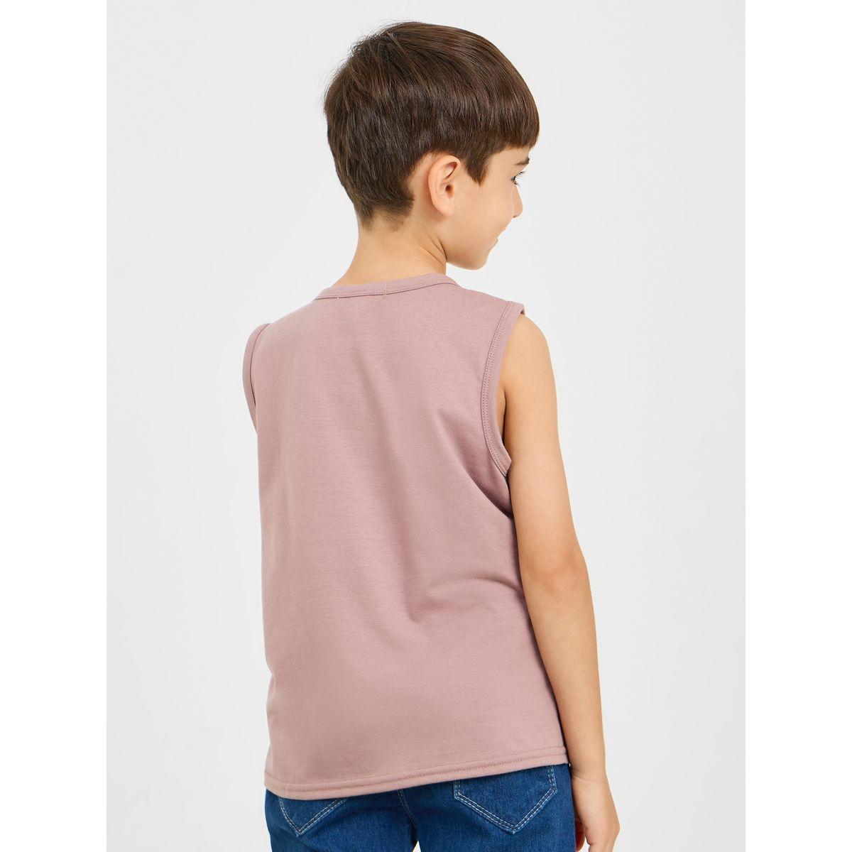 تيشيرت كت سادة مزين بشارة-boys-clothing-tshirtsandpolos-image-4