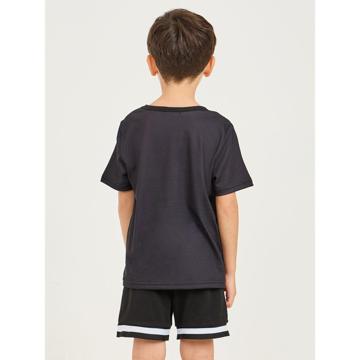Styli Graphic Print Short Sleeve T-Shirt & Shorts Set-boys-clothing-nightwear-image-6