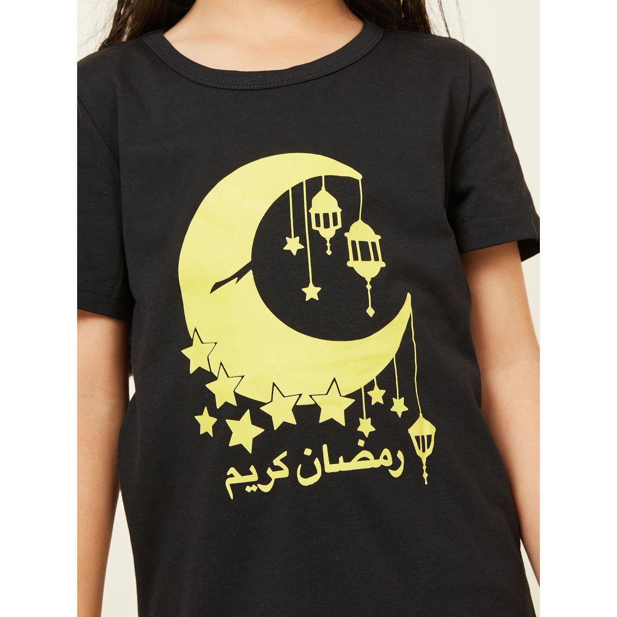 Styli Ramadan Kareem Graphic Print T-Shirt-girls-clothing-tshirts-image-3