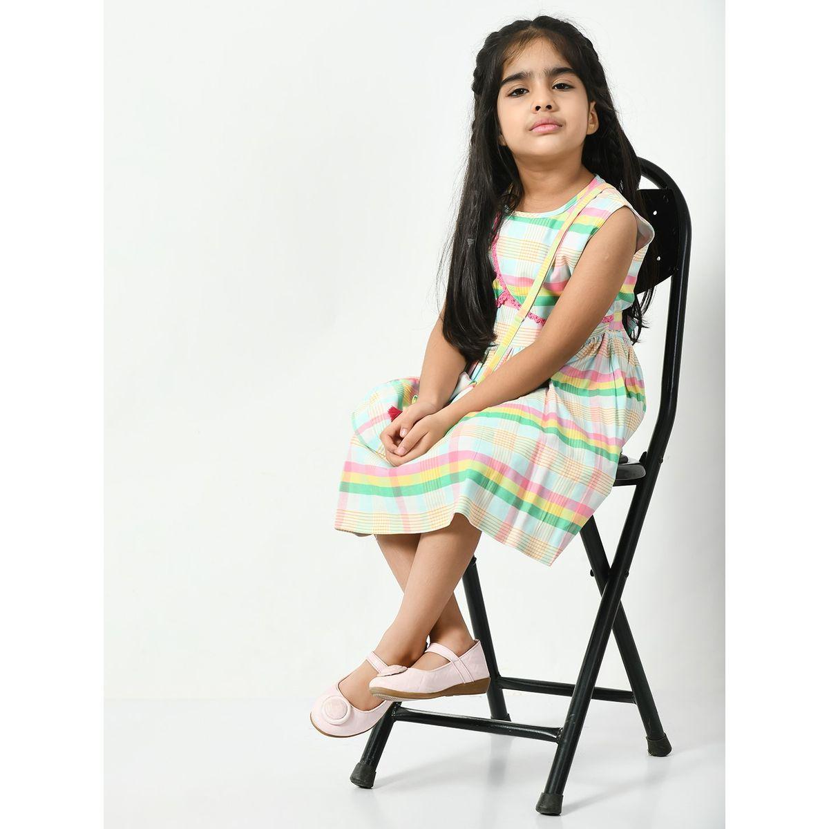 Striped Pleated A-Line Dress-girls-clothing-dressesandjumpsuits-image-1