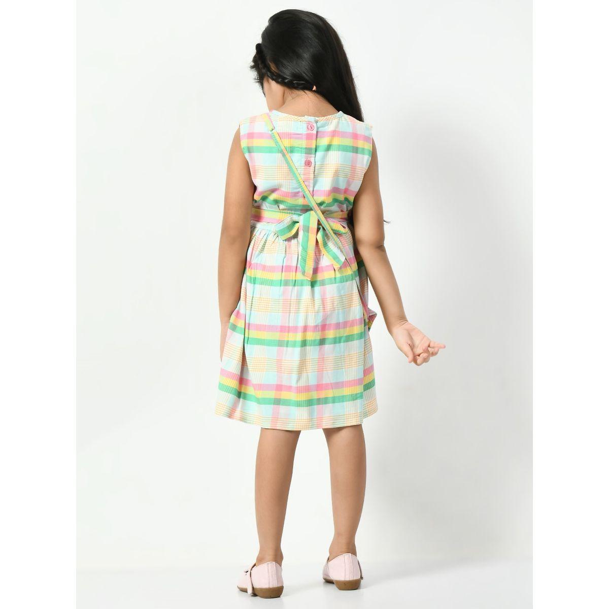 Striped Pleated A-Line Dress-girls-clothing-dressesandjumpsuits-image-2