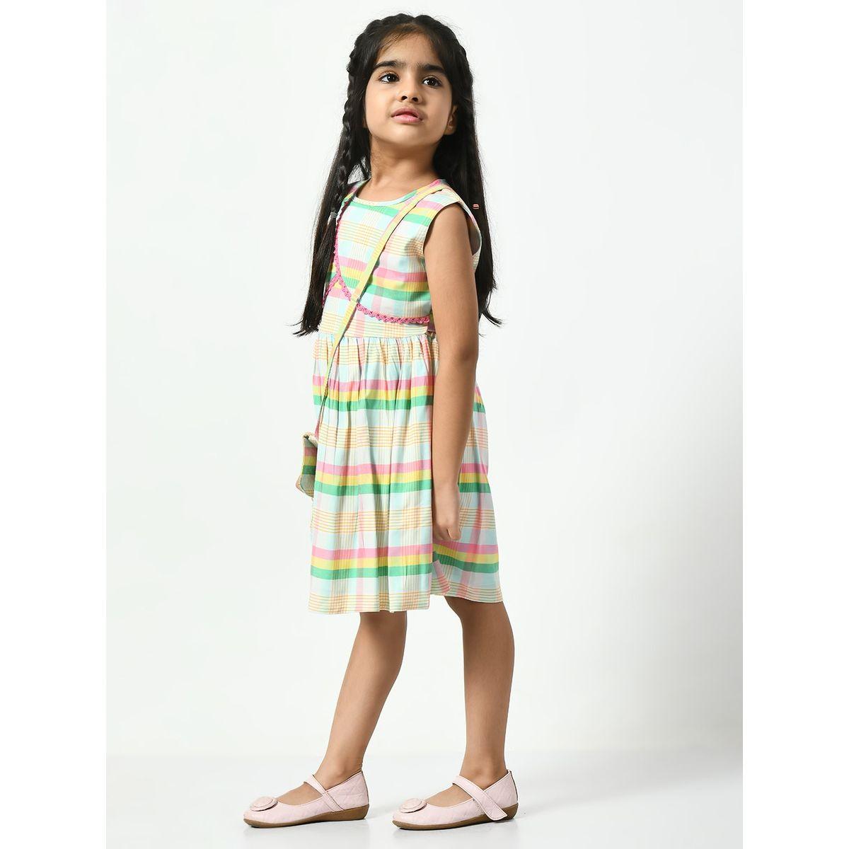 Striped Pleated A-Line Dress-girls-clothing-dressesandjumpsuits-image-4