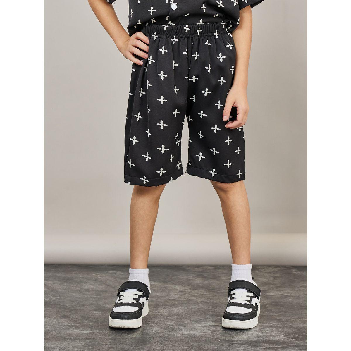 Styli Drop Shoulder All Over Print Shirt & Short Set-boys-clothing-setsandcoords-image-4