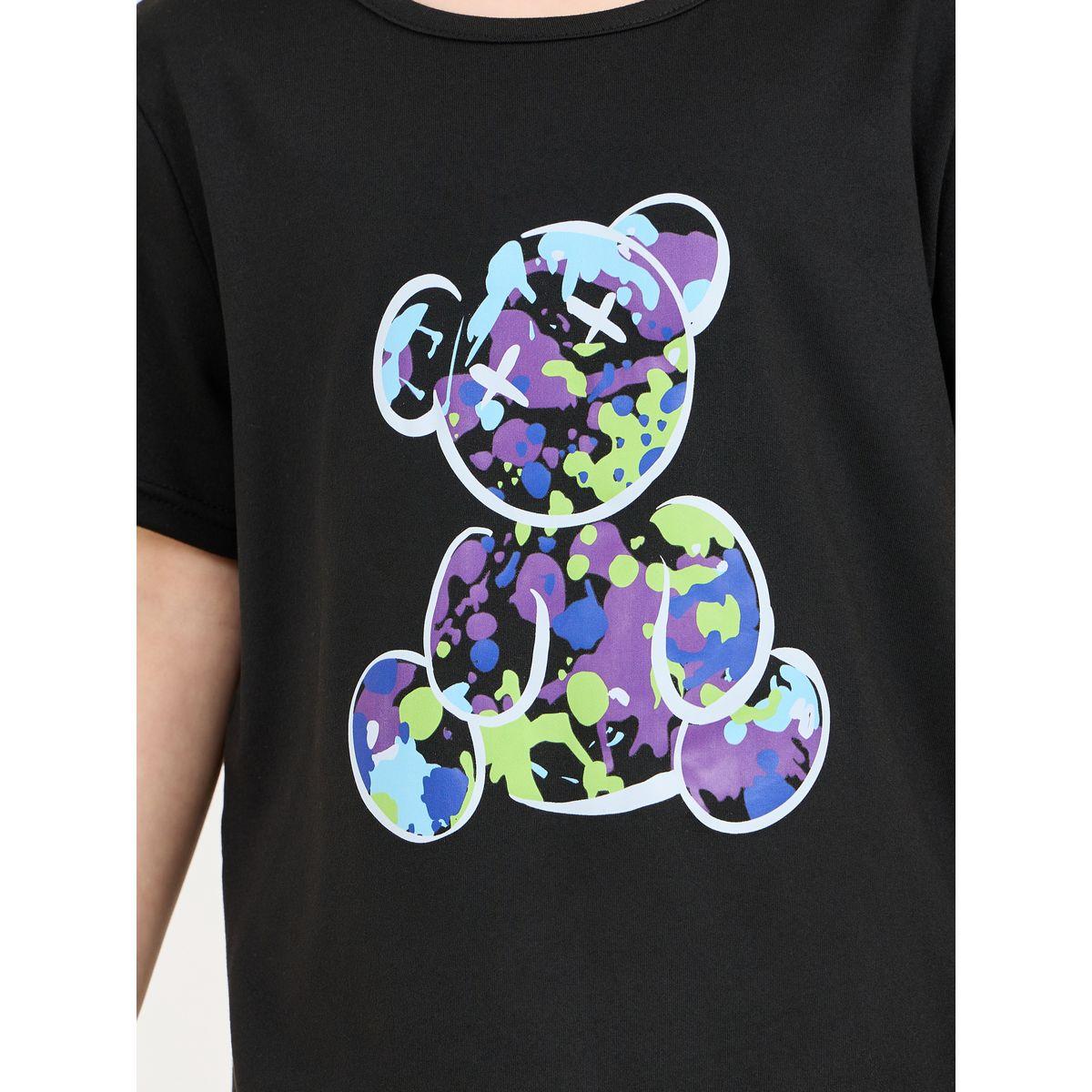مجموعة من شورت وتيشيرت بطبعة جرافيك-boys-clothing-setsandcoords-image-3