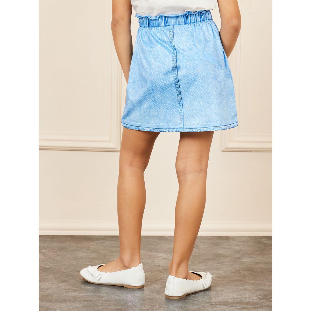 تنورة قصيرة بخصر بيبر باغ-girls-clothing-bottoms-skirts-image-4
