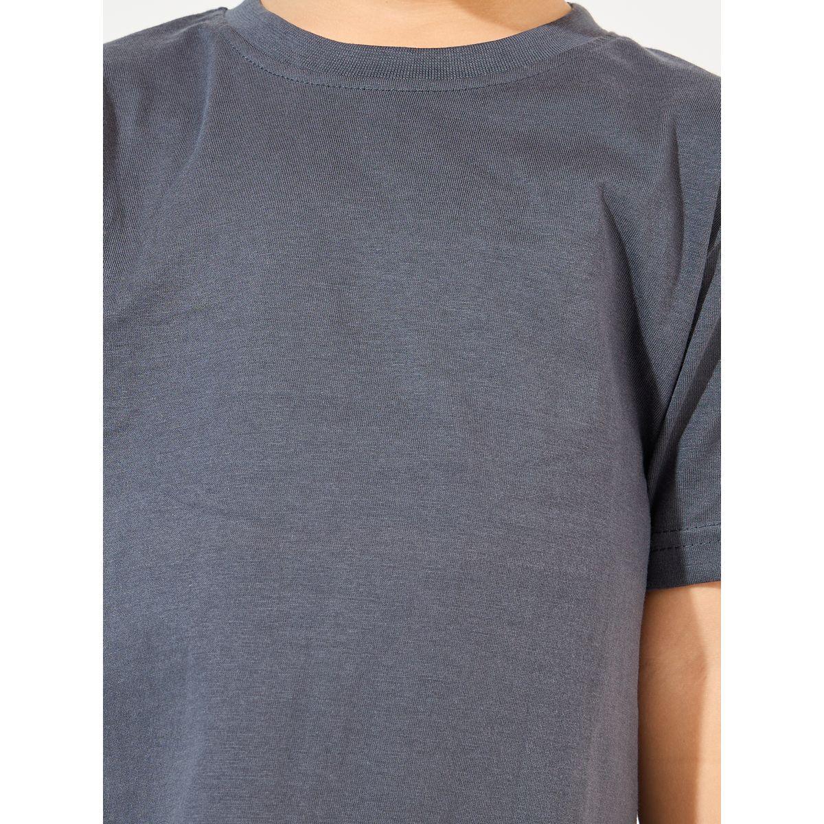 مجموعة من شورت مع تيشيرت سادة بياقة دائرية-boys-clothing-setsandcoords-image-13