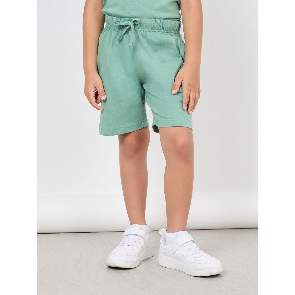 ستايلي - طقم تي شيرت سادة برقبة دائرية مع شورت-boys-clothing-setsandcoords-image-10