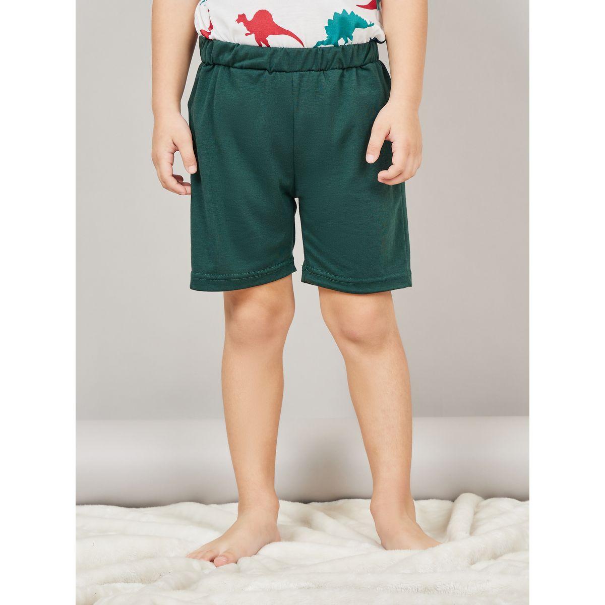 Styli Dinosaur AOP T-shirt & Short Set-boys-clothing-nightwear-image-4