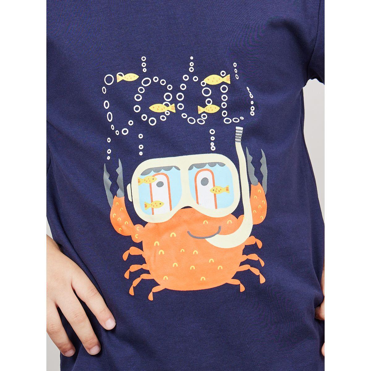 مجموعة من شورت وتيشيرت بطبعة جرافيك-boys-clothing-setsandcoords-image-3