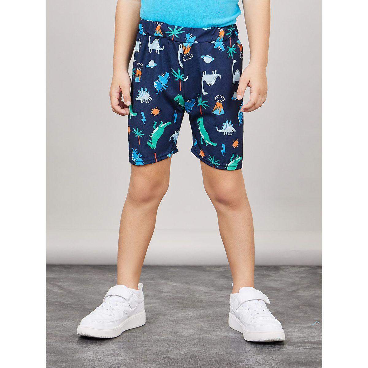 Styli Dinosaur Panel Print T-shirt and AOP Short Set-boys-clothing-setsandcoords-image-4