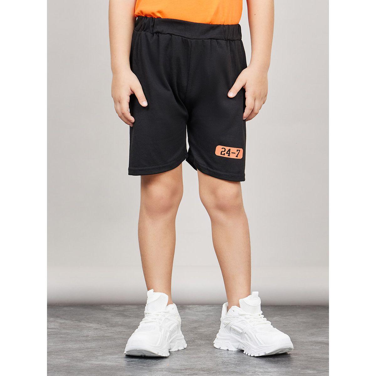 Styli Slogan Print T-shirt & Short Set-boys-clothing-setsandcoords-image-4