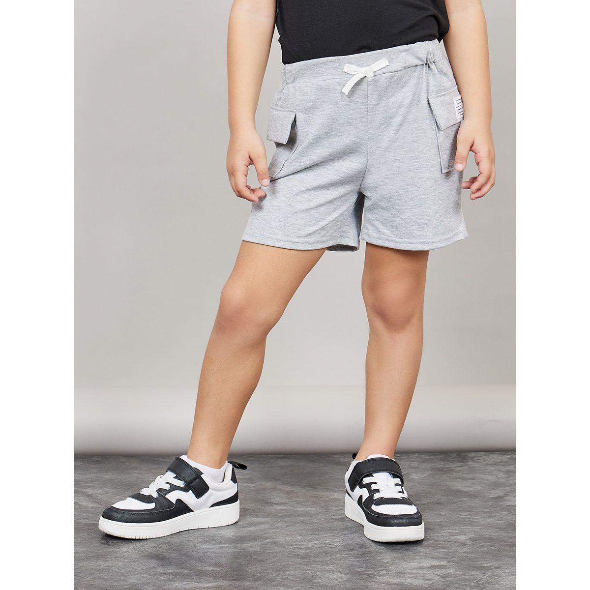 Styli Slogan Print Patch Detail Cargo Short-boys-clothing-bottoms-shorts-image-1