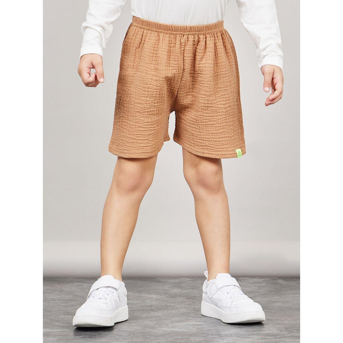 Styli Textured Patch Detail Short-boys-clothing-bottoms-shorts-image-1