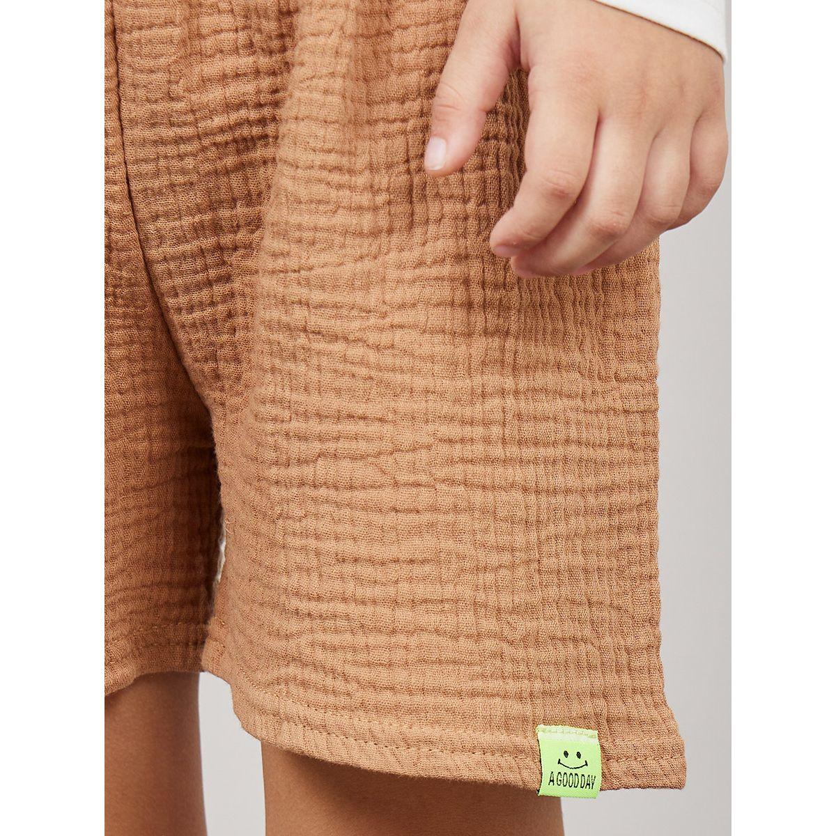 Styli Textured Patch Detail Short-boys-clothing-bottoms-shorts-image-3