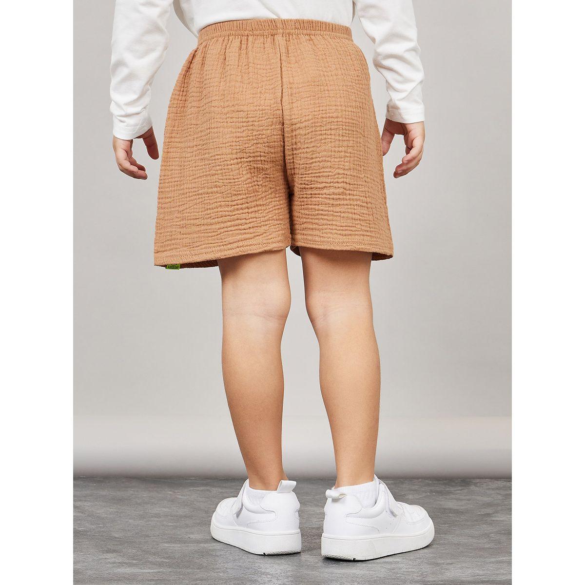 Styli Textured Patch Detail Short-boys-clothing-bottoms-shorts-image-4