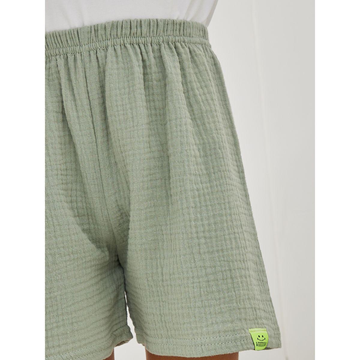 Styli Textured Patch Detail Shorts-boys-clothing-bottoms-shorts-image-3
