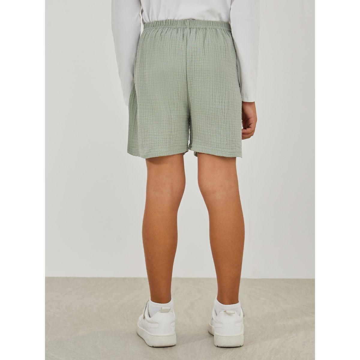 Styli Textured Patch Detail Shorts-boys-clothing-bottoms-shorts-image-4