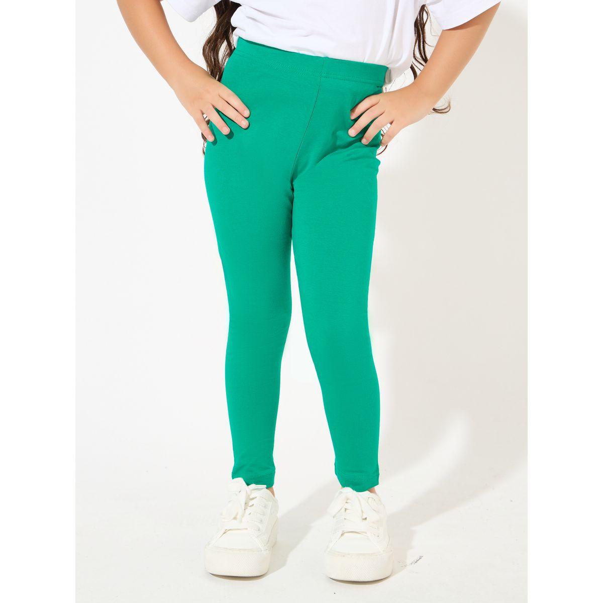 Styli Solid High Rise Leggings-girls-clothing-bottoms-leggings-image-1