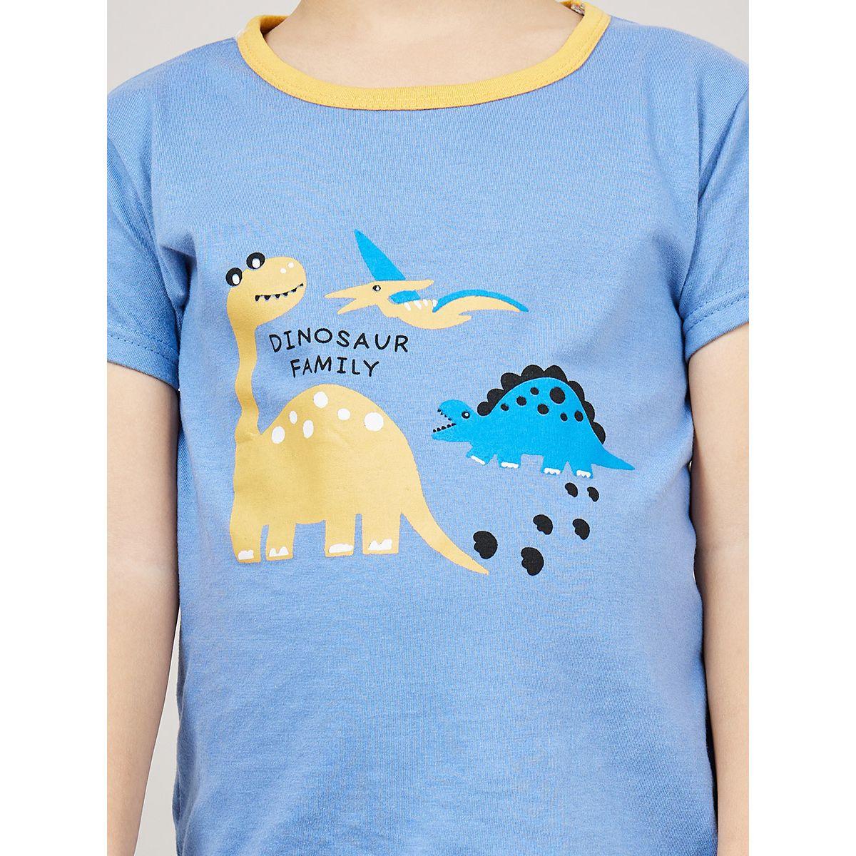 مجموعة من شورت وتيشيرت بطبعة ديناصور-boys-clothing-nightwear-image-4