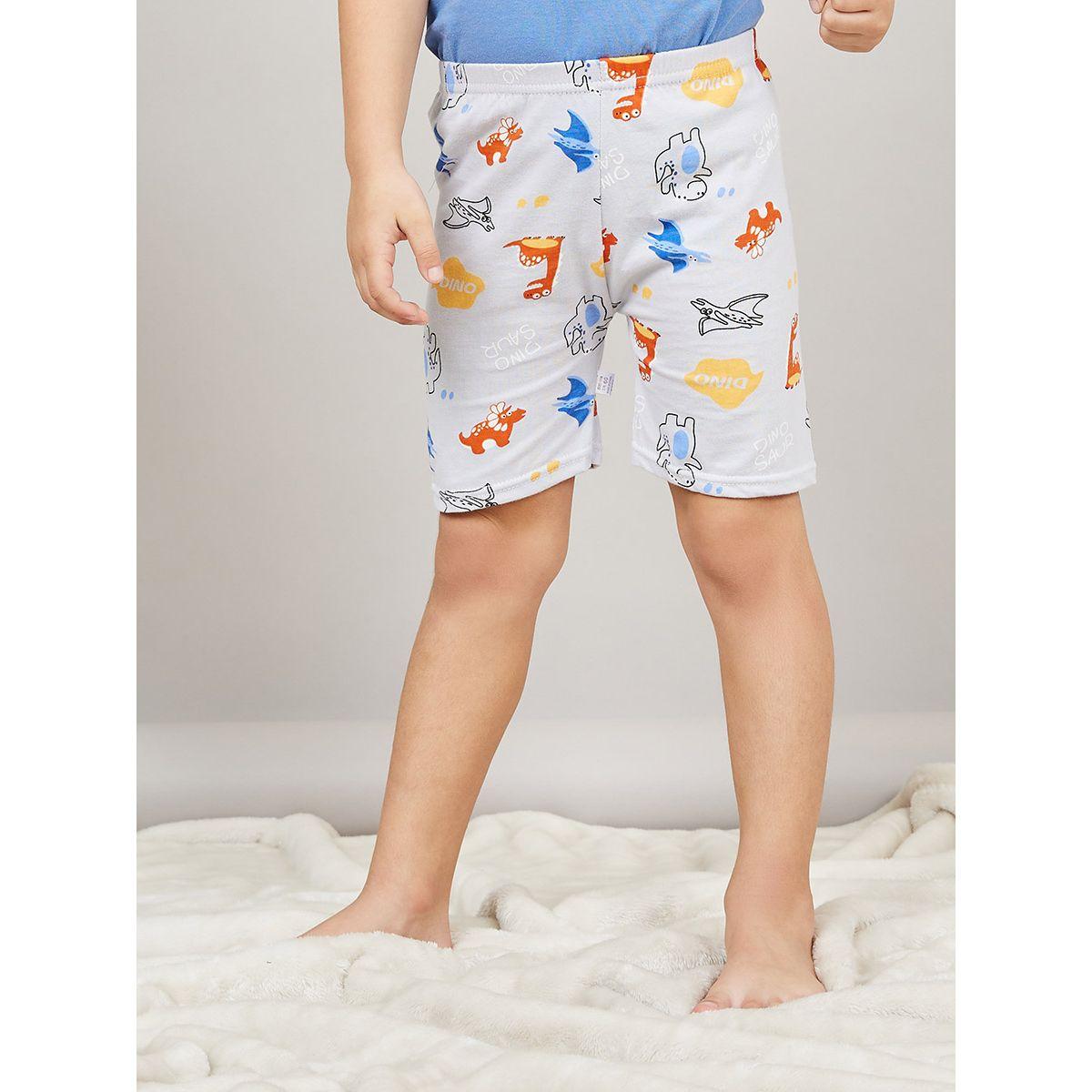 مجموعة من شورت وتيشيرت بطبعة ديناصور-boys-clothing-nightwear-image-5