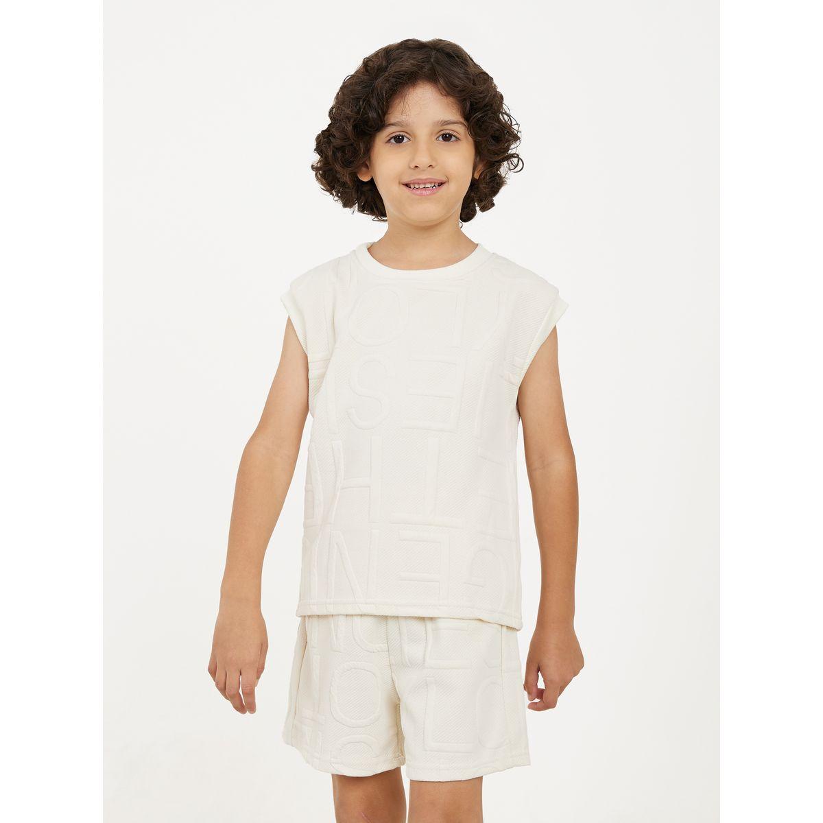 مجموعة من شورت وبلوزة بلا اكمام-boys-clothing-setsandcoords-image-2
