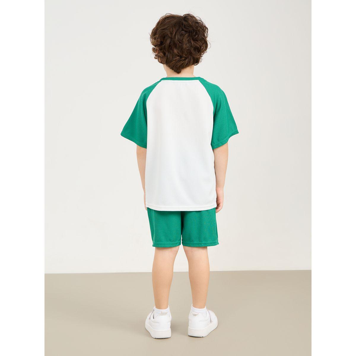 Styli Wonderful Print Raglan Sleeves Colorblock T-Shirt & Short Set-boys-clothing-setsandcoords-image-4