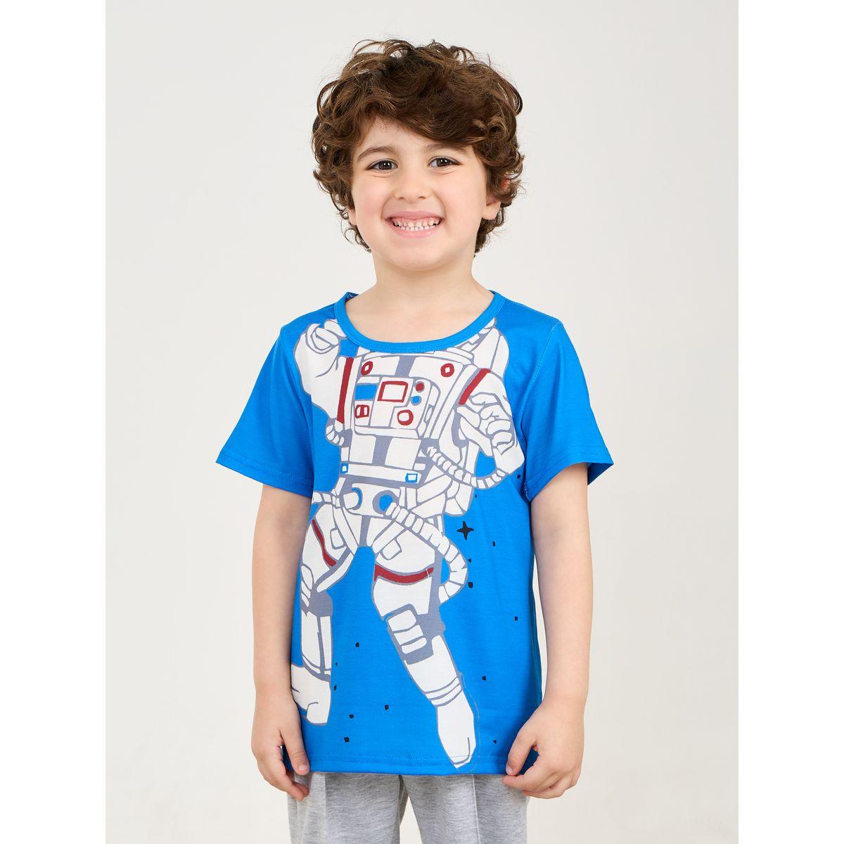 Styli Spaceman Print Regular Fit T-shirt-boys-clothing-tshirtsandpolos-image-1