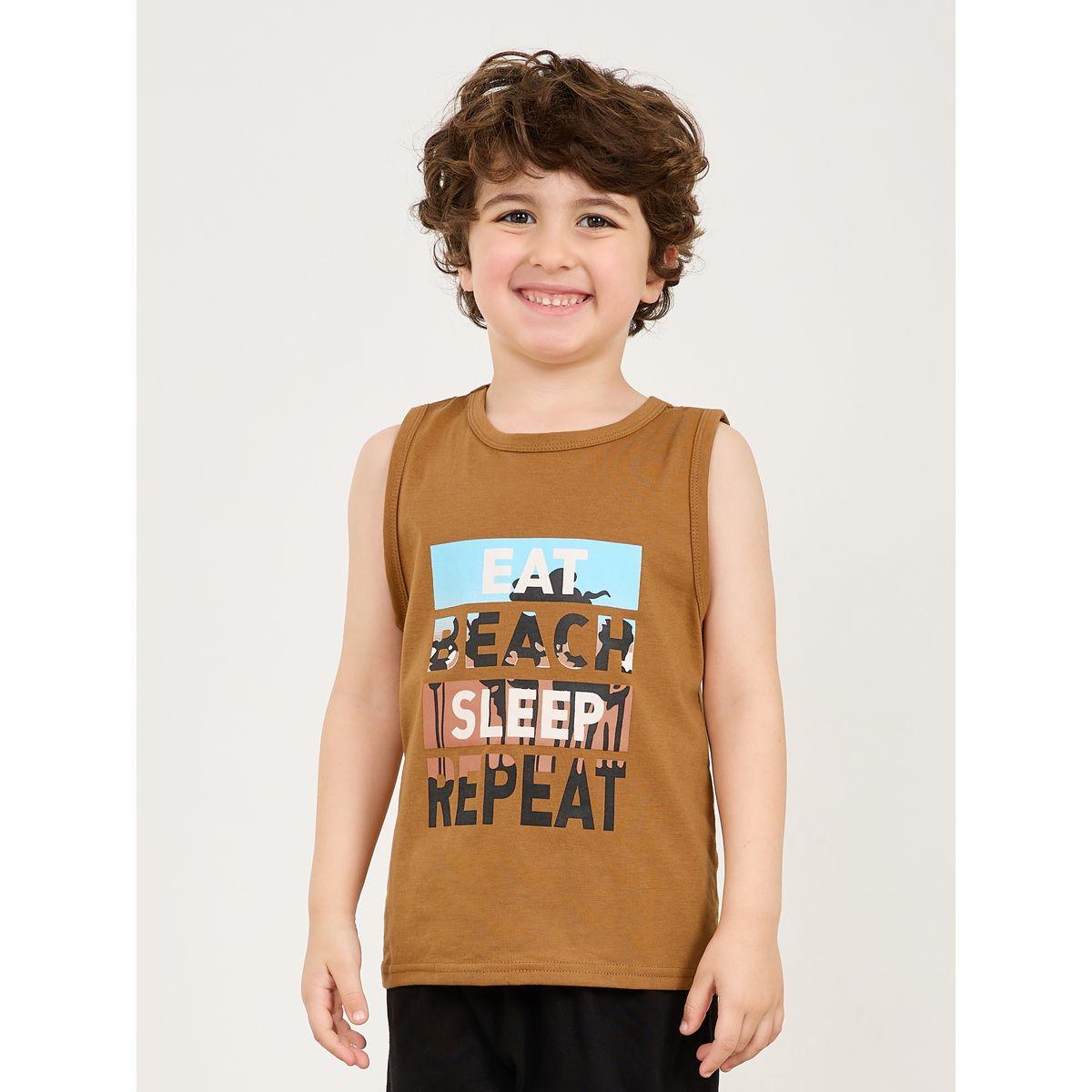 Styli Eat Beach Sleep Repeat Print Tank-boys-clothing-tshirtsandpolos-image-1