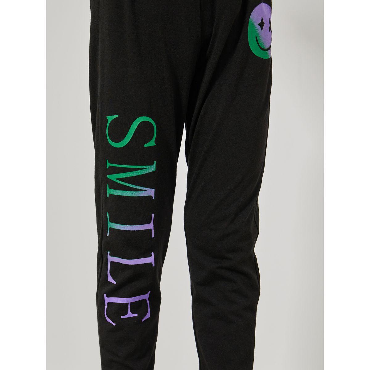 Styli Emoji Print Lightweight Joggers-boys-clothing-bottoms-joggersandtrackpants-image-3