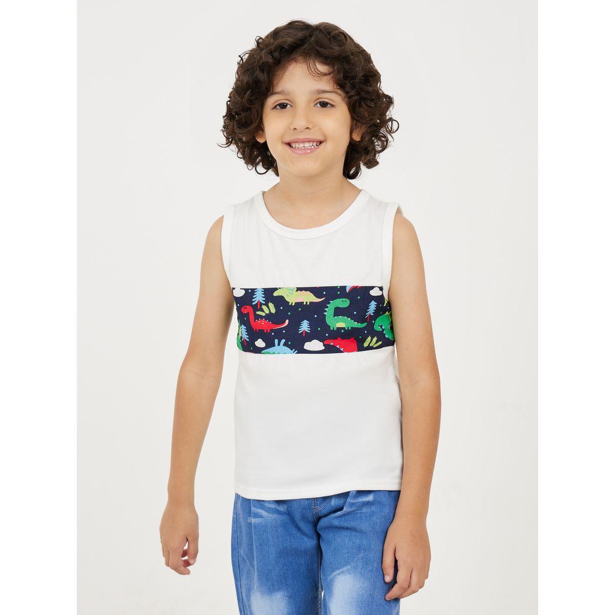 تيشيرت كت بطبعات ديناصور-boys-clothing-tshirtsandpolos-image-5