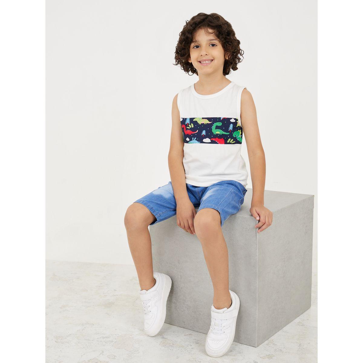 Styli Dinosaur Panel Print Tank-boys-clothing-tshirtsandpolos-image-2