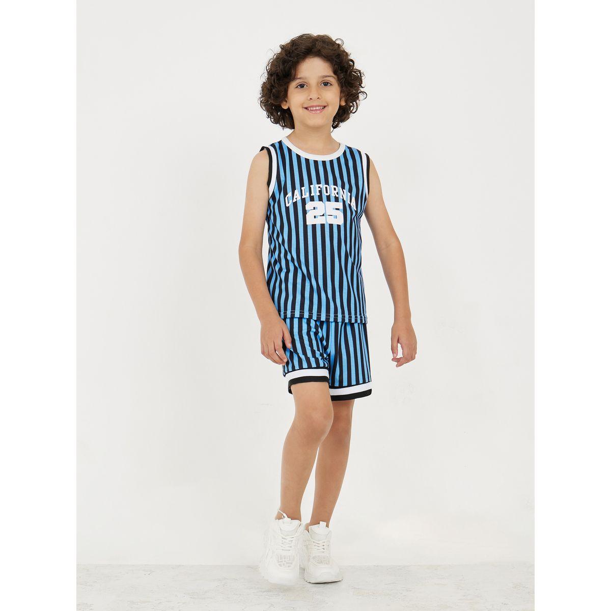 Styli Striped Printed Tank & Short Set-boys-clothing-setsandcoords-image-2