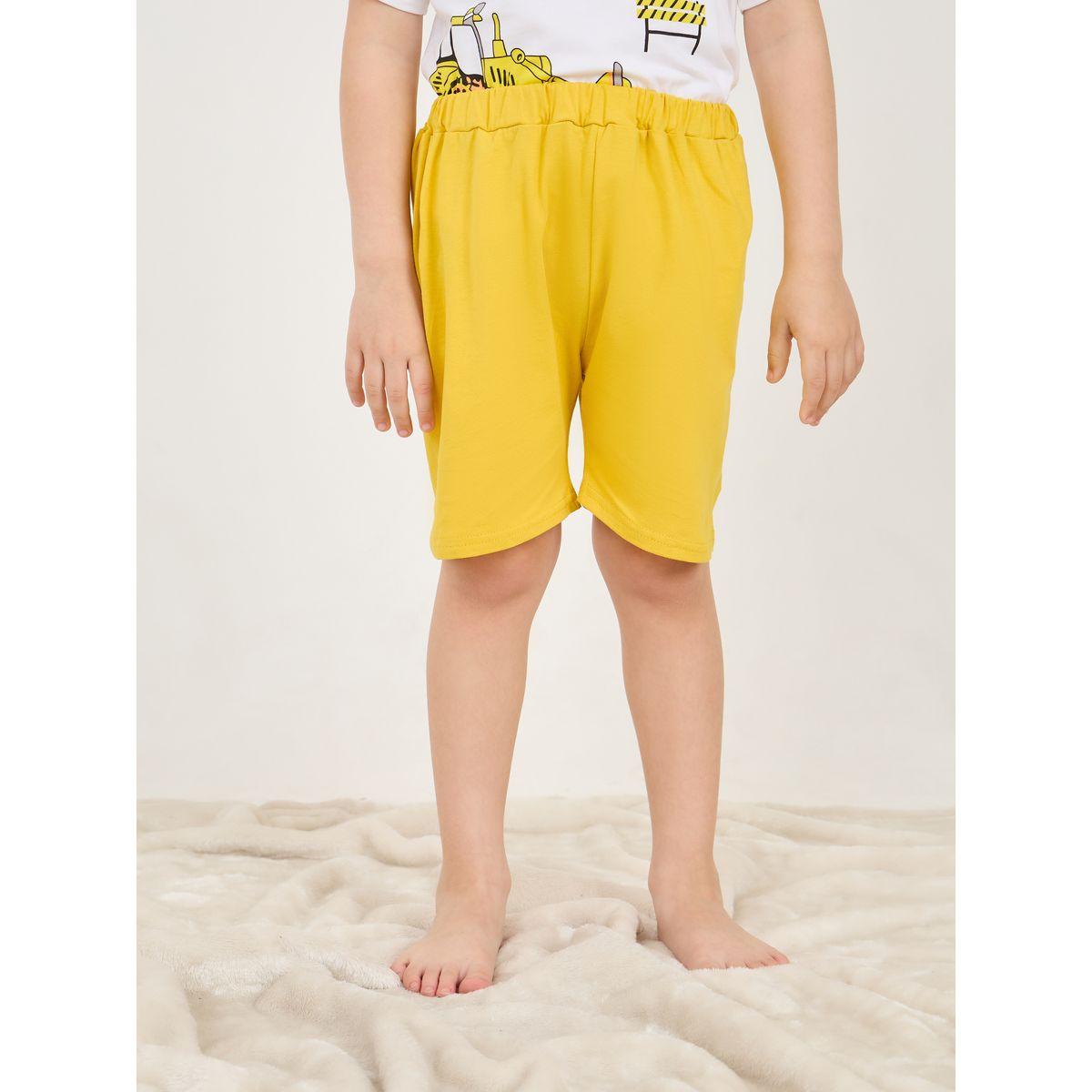 Styli Construction Printed T-shirt and Short Set-boys-clothing-nightwear-image-5