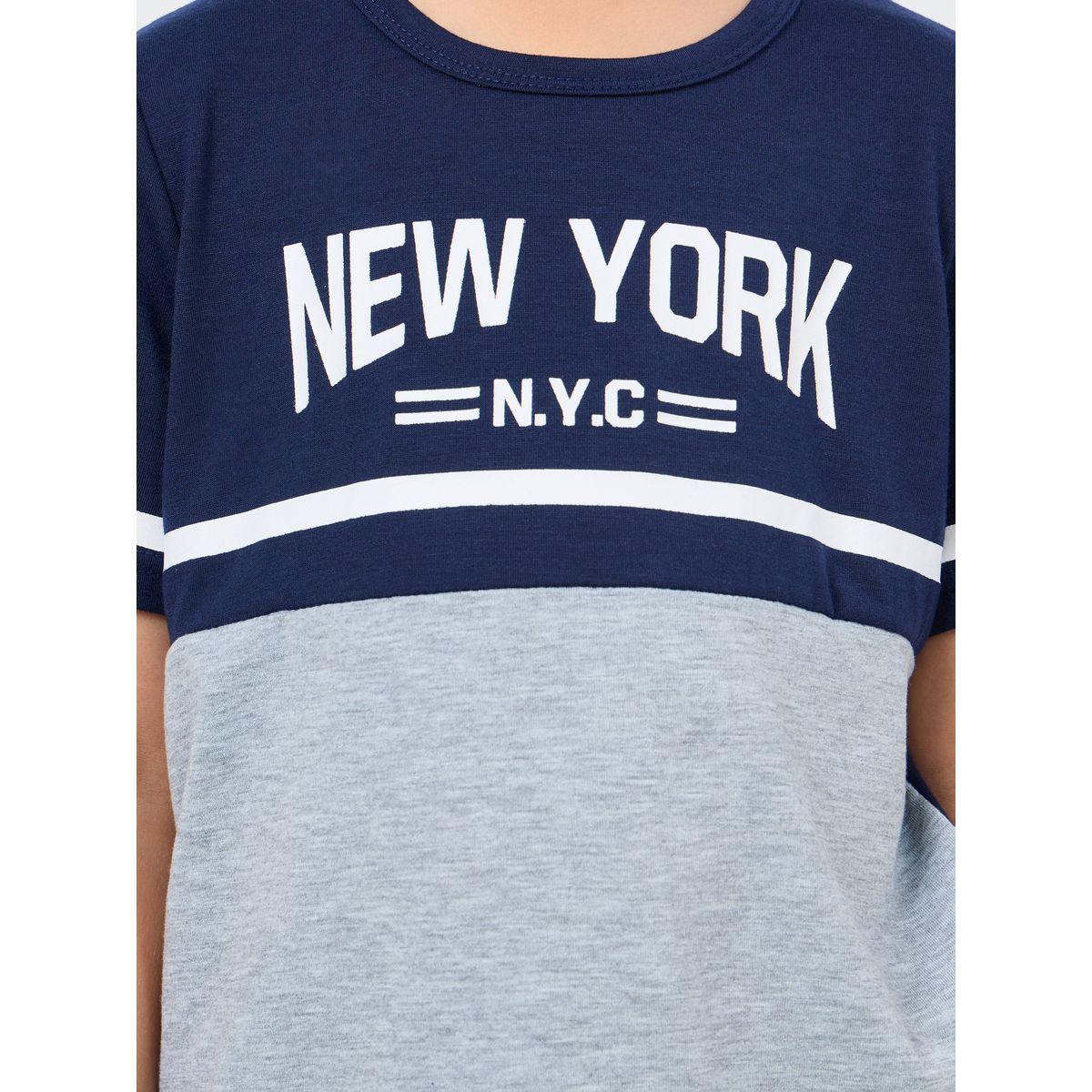 Styli Pack of 3 - Colorblock Printed T-Shirt, Shorts & Crossbody Bag-boys-clothing-setsandcoords-image-4