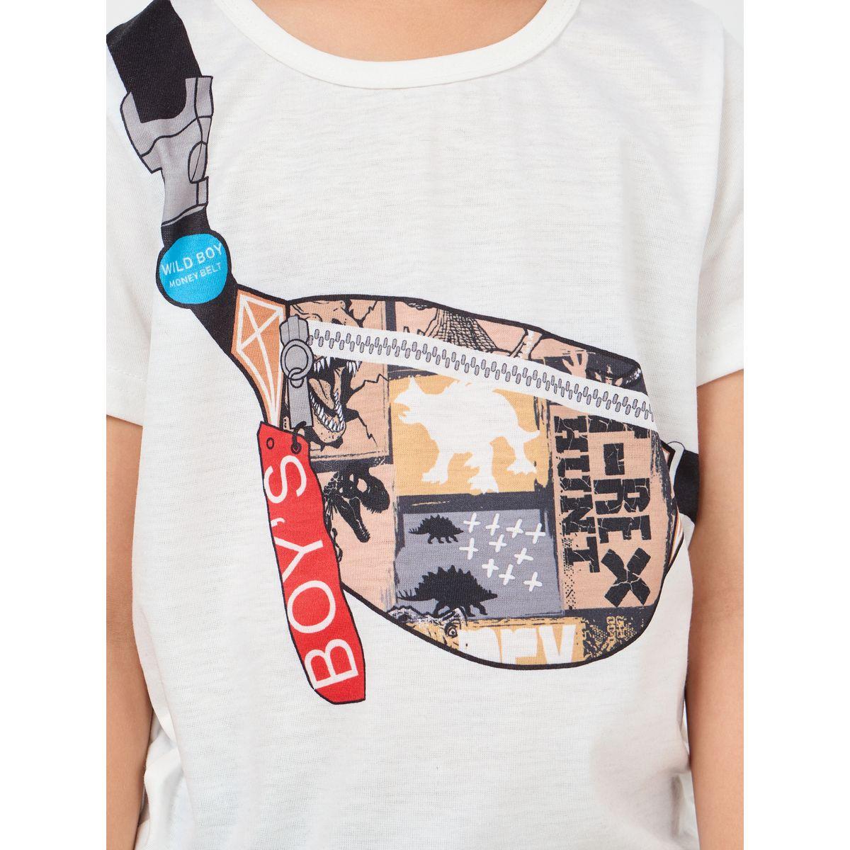 Styli Graphic Print T-Shirt & Cargo Shorts Set-boys-clothing-setsandcoords-image-3