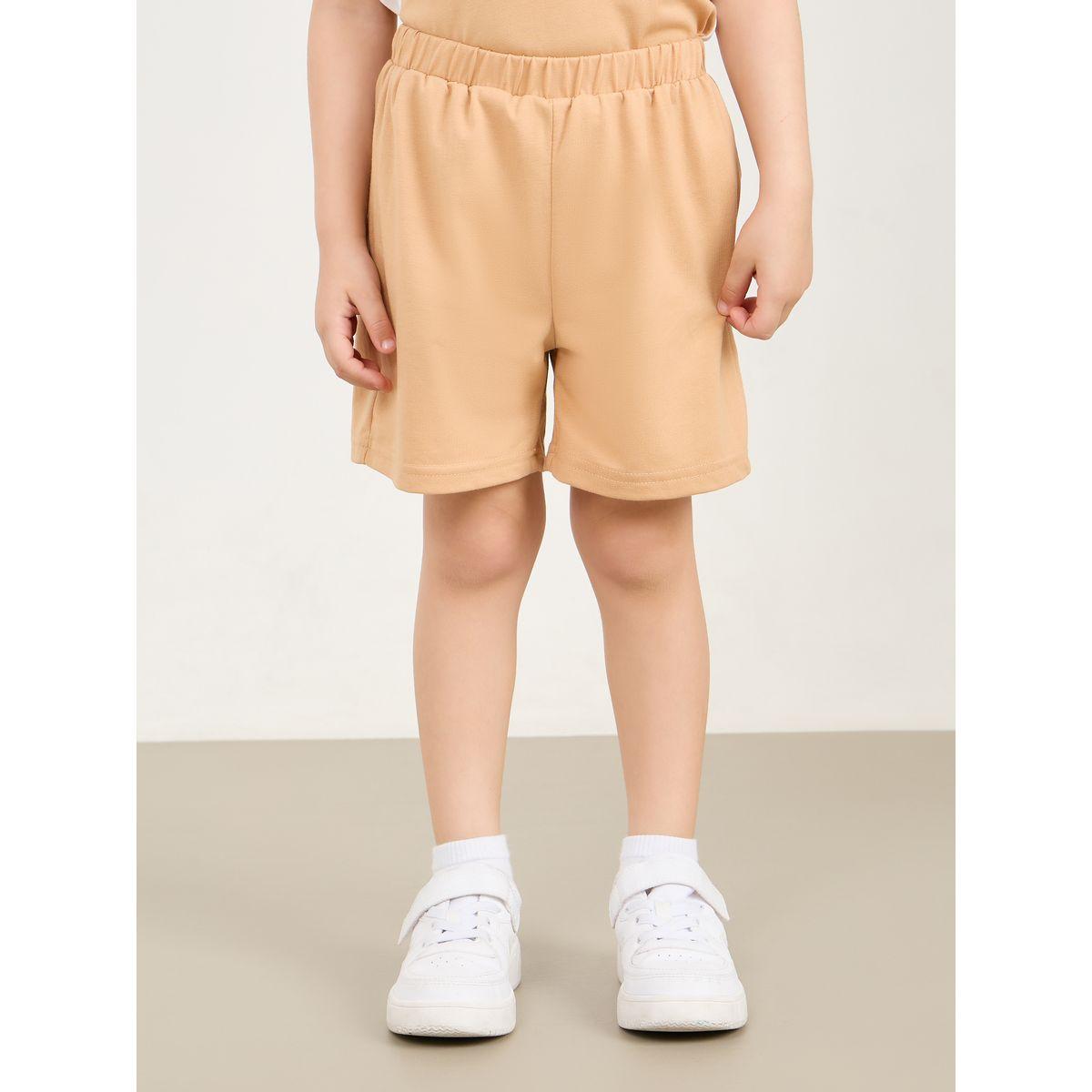 Styli Contrast Fancy Embroidered Raglan Sleeves T-Shirt & Short Set-boys-clothing-setsandcoords-image-5